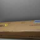 King Headboard Only, Headboard for King Size Bed with Storage, Upholstered Headboards with LED Lights & Charging Station, Attach Frame, Ideal for Bedroom/Dorm/Guest Room, Black, Faux Leather