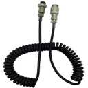 Microphone 8 Pin Mic Extension Cable Male to Female Compatible with Kenwood Mic MC-60 MC-90 Mc-60A Yaesu MD-100 MD-200 MD-1 M-1 Icom SM-50 SM-30