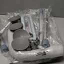 Toilet Safety Rails, Adjustable Toilet Frame for Elderly, Seniors, Handicap & Disabled, Foldable Handicap Toilet Handles Fit Any Toilets (Gray)