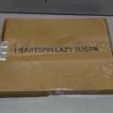 LAMU Lazy Susan Organizer 14.56''x11'' for Refrigerator Organizers and Storage Fridge Organization, Turntable Condiment Organizer for Kitchen, Table Top, Cabinet, Pantry, Countertop, 1 Pack