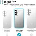 Speck Samsung Galaxy S26+ Presidio2 Grip + Magnet Case - Deep Sea/Silver Metallic/Spell Blue