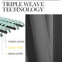 NICETOWN Thermal Insulated Grommet Blackout Curtains for Bedroom (2 Panels, W42 x L63 -Inch, Grey)