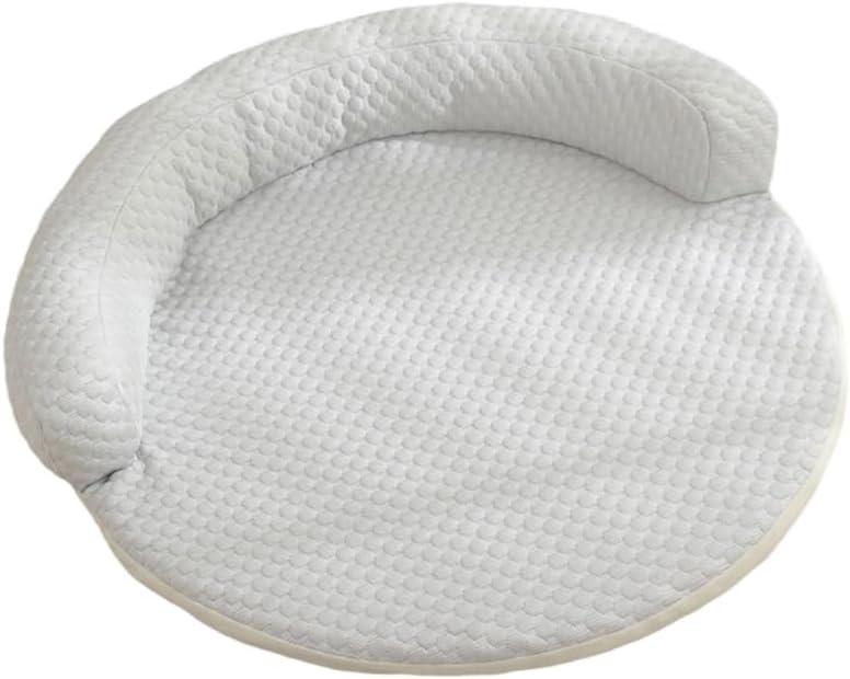 Soft Cushions for Pet Cooling Bed Suitable for Small to Large Cats Breathable Cushion Scratch Resistant Mat (Gray)