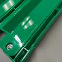 Pcs 18.7 Inch Green Acrylic Mahjong Tile Racks with Pushers for Game Night American Mahjong Racks Tile Set for Mah Jong Lovers and Beginners 3Pcs