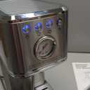 CHULUX Slim Espresso Machine with Milk Frother Steam Wand, 20 Bar Professional Italian Pump Espresso Coffee Machine for Home Cappuccino & Latte Maker, Silver