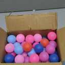 70 Pcs Colorful Table Tennis Balls, 40mm Plastic Ping Pong Balls Bulk, Entertainment Table Tennis Balls for Kids, Pong Balls, DIY Projects, Holiday Decorations, Teaching Tools