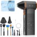 Upgrade Snow Whiz Turbo Blower,Suptruck Frostblazer Thermal Snow Blower,130,000RPM Mini Turbo Snow Blower,Portable Car Snowwith Efficient Turbine Tech, Car Windshield Defrost, Snow Removal (1 Set)