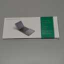 Samsers Foldable Bluetooth Keyboard with Touchpad - Portable Wireless Keyboard with Holder, Rechargeable Full Size Ultra Slim Pocket Folding Keyboards for Android Windows iOS Tablet & Laptop - Silver (BT x1)