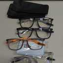 Blue Light Blocking Reading Glasses for Men 4-Pack Stylish Computer Readers with Spring Hinges,Anti Glare/Eye Strain Filter UV Ray Lightweight Reader Eyeglasses,+1.5 Magnification Strength