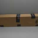 Polypropylene Katana Sword - Japanese Training Samurai Sword, Blunt Longsword, Martial Arts Practice Katana for Men and Women, Cosplay Sword, Safe, Easy, Fun, Durable (Black)