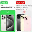 LOVE 3000 Designed for iPhone 15 Pro Case, Premium Silicone with [Soft Anti-Scratch Microfiber Lining] Shockproof Protective Phone Case for Men Women Girls 6.1", Stone