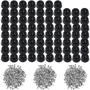 TopPerfekt 120 Pieces Soft Cutting Board Rubber Feet with 304 Stainless Steel Screws, 0.31 x 0.59 (HD), Not Slip, Non Marking, Anti-Skid, Fine Grips for Furniture, Electronics and Appliances