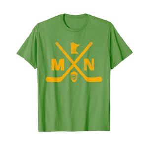 State of Minnesota Hockey Vintage T-Shirt, Large