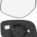 TOP-VIGOR 1-Pack Driver Side Heated Mirror Glass Compatible with 2014 2015 2016 2017 2018 2019 2020 Mitsubishi Outlander, Left Heated Mirror with Backing Plate, Replace 7632B609