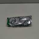 TIHOOD 100PCS Plastic Toggle Single Hole Spring Loaded Elastic Drawstring Rope Cord Locks Clip Ends Round Ball Shape Luggage Lanyard Stopper Sliding Fastener Buttons, Black