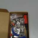 uxcell 2pcs Pipe Support, Stainless Steel Wall Mount Ceiling Mount Pipe Support Bracket, Adjustable Height 30-50mm for OD Pipe 54-57mm