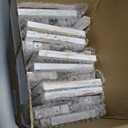 16 Pcs Wooden Wedding Lantern Centerpiece Includes 8 Rustic Wooden Lantern Centerpiece and 8 Flameless Candle Holder for Farmhouse Rustic Table Decorations Party Gift(White)