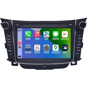 Android 13 for Hyundai i30 Radio Elantra GT 2 Generation Car Stereo 2011-2017 Head Unit Navi GPS Multimedia WiFi Steering Wheel Control CarPlay Android Auto 4GB RAM + 64GB