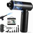 Vacuum Cleaner for Car 78000RPM Handheld Car Vacuum Cordless High Power 4-in-1 Air Blower & Pump, Removable 6000mAh Battery Works as a 35W Power Bank, Vacuum Air Duster for Home Camping Office