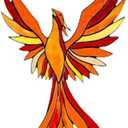 NOBRIM Glass Hanging Fire Phoenix Hanging Ornaments Acrylic Phoenix Bird Tree Pendant Craft Chain Hanging for Window Ornament Home Garden Decorations Home Office Decoration