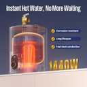 Westinghouse Electric Mini Tank Water Heater - 1.5 Gallon Compact Storage Small Hot Water Heater Electric - 120V Point of Use On Demand Under Sink for Home Kitchen Bathroom, CSA Listed