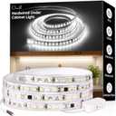 cambk 48inch Hardwired Under Cabinet Lighting for Kitchen,120V Wired Undercounter Led Strip Lights 6000K White Waterproof, Luces para Cocina Bajo Gabinete Under Shelf Lights for Sink/Workbench