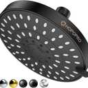 HOPOPRO 5-Mode High Pressure Shower Head - The Washington Post, NBC News, Today TV Show Recommended - High Flow Fixed Showerheads (6 Inch Oil Rubbed Bronze)