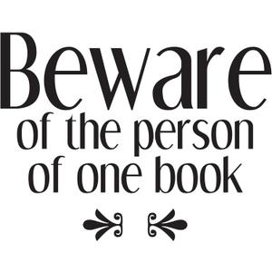 Girls The Person of One Book Beautiful Quote Wall Decal Decoration Books Quote Book Lovers Bookish Quotes Readers Lasts Years and Easily Removable - Size: 30 in(W) x 24 in(H)