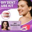 At-Home DIY Denture Kit: Full Set of Upper & Lower False Teeth for DIY Smile Transformation-ZZ5