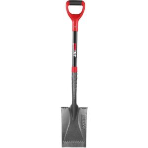 Garden Shovel Flat Spade Edge Shovels Trenching Spades with Fiberglass Handle for Gardening Lawn Edging,43 inches