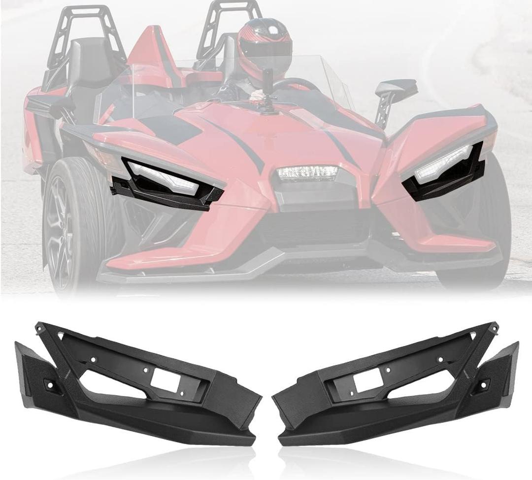 Upper Accent Panel Kit Compatible with Polaris Slingshot S/R/SL/SLR/GT 2020-2022 Accessories,Front Panels Replace #2884604(2pcs)