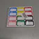 420 Labels 6 Colors (Hello My Name is) Name Tags Stickers 3.5 x 2.25 inch (180pcs and 2.28 x 1.5 inch (240pcs for Office, Meeting, School, Teachers and Mailing