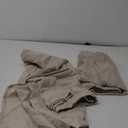 XTMYI Oatmeal Beige Back Tab/Hook Belt Linen Cotton Sheer Curtains 120 Inches Long for Living Room Bedroom 2 Panels Set
