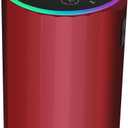 Waterless Essential Oil Diffuser, Battery Powered Mini Scent Air Machine, Aromatherapy Mist Diffuser for Home Room Car Office (red)