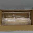 Kitchen Paper Towel Holder with Lid Wall Mount Acrylic Hanging Paper Towel Dispenser and Storage Box for Bathroom with Shelf, Prevent from Water and Dust, Clear