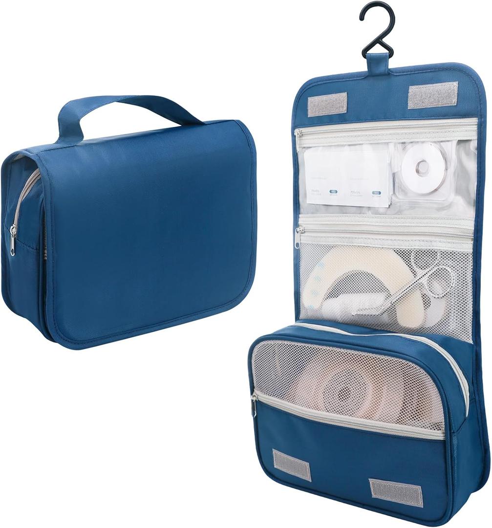 Ostomy Colostomy Travel Bag, Hanging Organizer Bag for Ostomy Supplies
