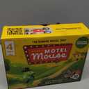 Motel Mouse Humane Mouse Traps No Kill Live Catch and Release 4 Pack - Reusable, Easy to Use & Clean, No Touch Release, Sensitive Includes Cleaning Brush, Instruction Manual & Video - Mousetrap Indoor (Regular Green)