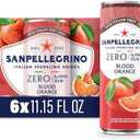 Sanpellegrino Italian Sparkling Drink, Blood Orange, 6 Cans, 11.15 Fl Oz Can BB 02.2027