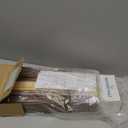 DEZ FURNISHINGS Cordless 2" Faux Wood Blind, 26.5" W x 64" H, Dark Oak