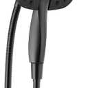 Delta 4-Setting In2ition 2-in-1 Dual Shower Head with HandHeld Spray, Matte Black Detachable Shower Head with Hose, Showerhead, 1.75 GPM Flow Rate, Matte Black 58498-BL