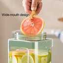 0.9 Gallon Drink Dispenser with Spigot,100% Leakproof,Sealed and Filter screen,Milk,Lemonade Dispenser,Juice Containers With Lids For Fridge and Dairly Use,Beverage Liquid Drink Container for Party
