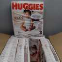 Huggies Size 3 Diapers, Skin Essentials Baby Diapers, Size 3 (16-28 lbs), 168 Count (3 Packs of 56)