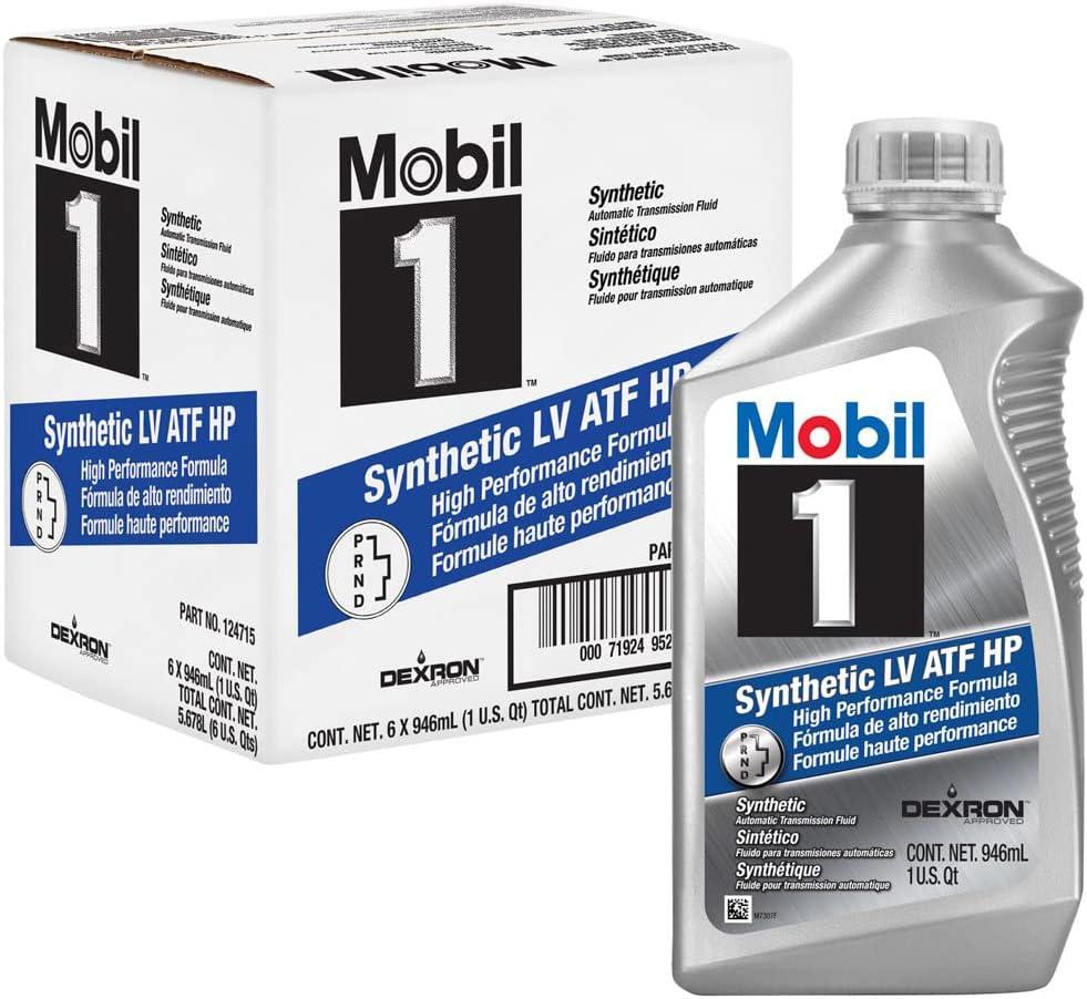 6 x Mobil 1 Synthetic LV ATF HP High Performance Formula