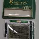 DIY Lash Extension Kit KEYYOU 300Pcs Individual Eyelash Extension Kit 30D40DD 0.07D Curl 9-18MIX Lash Clusters Kit with Lash Glue Remover Applicator Easy to Use(Kit-30D40D-D-9-18MIX)