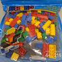 Strictly Briks Building Blocks Starter Kit - Kid Building Toy for Creative Play - Stackable Block Set for Hand-Eye Coordination - Compatible with LEGO & Major Brands Toy Set - 216 Pieces, Basic Colors