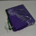 2 Pcs Interoffice Mailer Canvas Transit Sack Zipper Bag 18" x 14" Large Zipper Pouch with Grommet Interoffice Mail Bag (Purple)