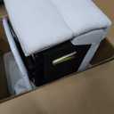 COLAMY Swivel Rocking Recliner Chair, Nursery Rocker Glider Recliner with Extra Large Footrest, Deep Seat, High Back, Upholstered Fabric Reclining Single Sofa for Living Room-White