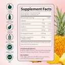 Decatela 90 Count Premium Feminine Balance Gummies for Women, with Probiotics - pH Balance & Immune Support + Odor Control - Vegan Gluten-Free Hawaiian Pineapple Flavor (45 Servings)