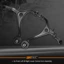 Front Lower Control arms with ball joint Compatible with Honda Accord Acura TSX 2003-2008 2.4L & 3.0L K640289 K640290