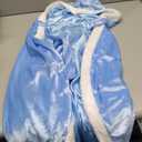 Girls Dress Up Hodded Cape Toddler Costume for Princess Cloaks (10-11 Years, Blue)